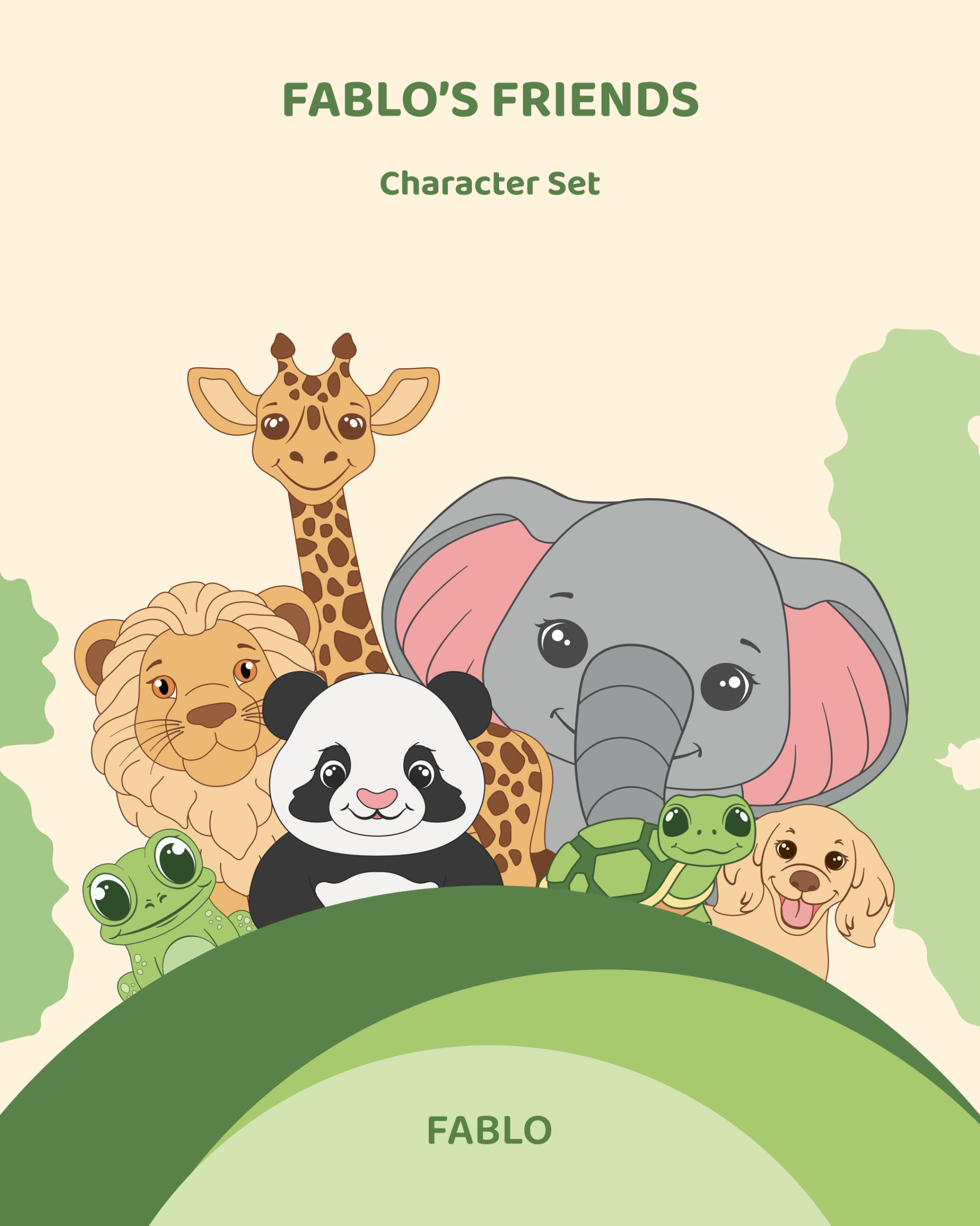 Forest Adventure Character Set 30p