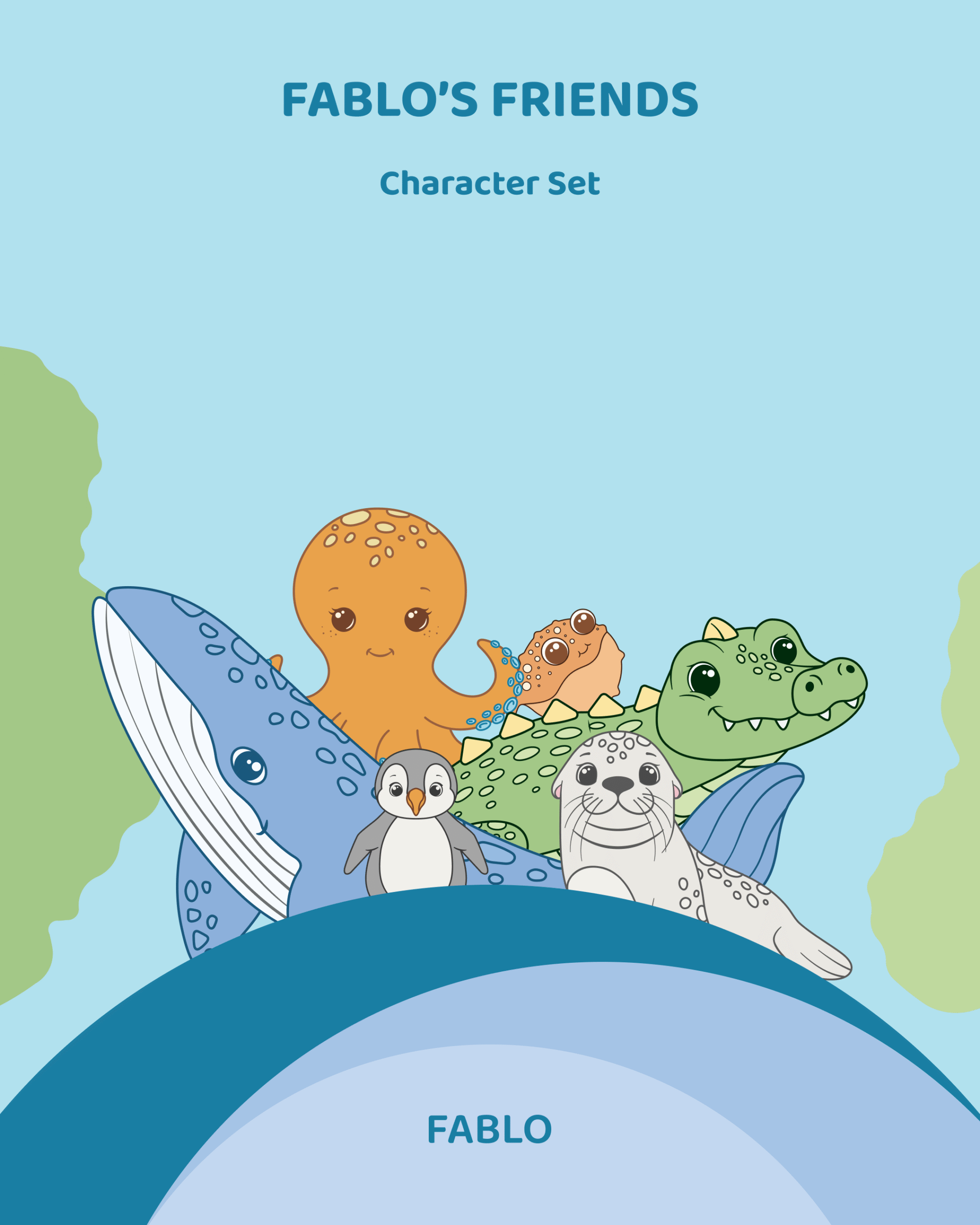 Fablo's Birthday Party Character Set 30p